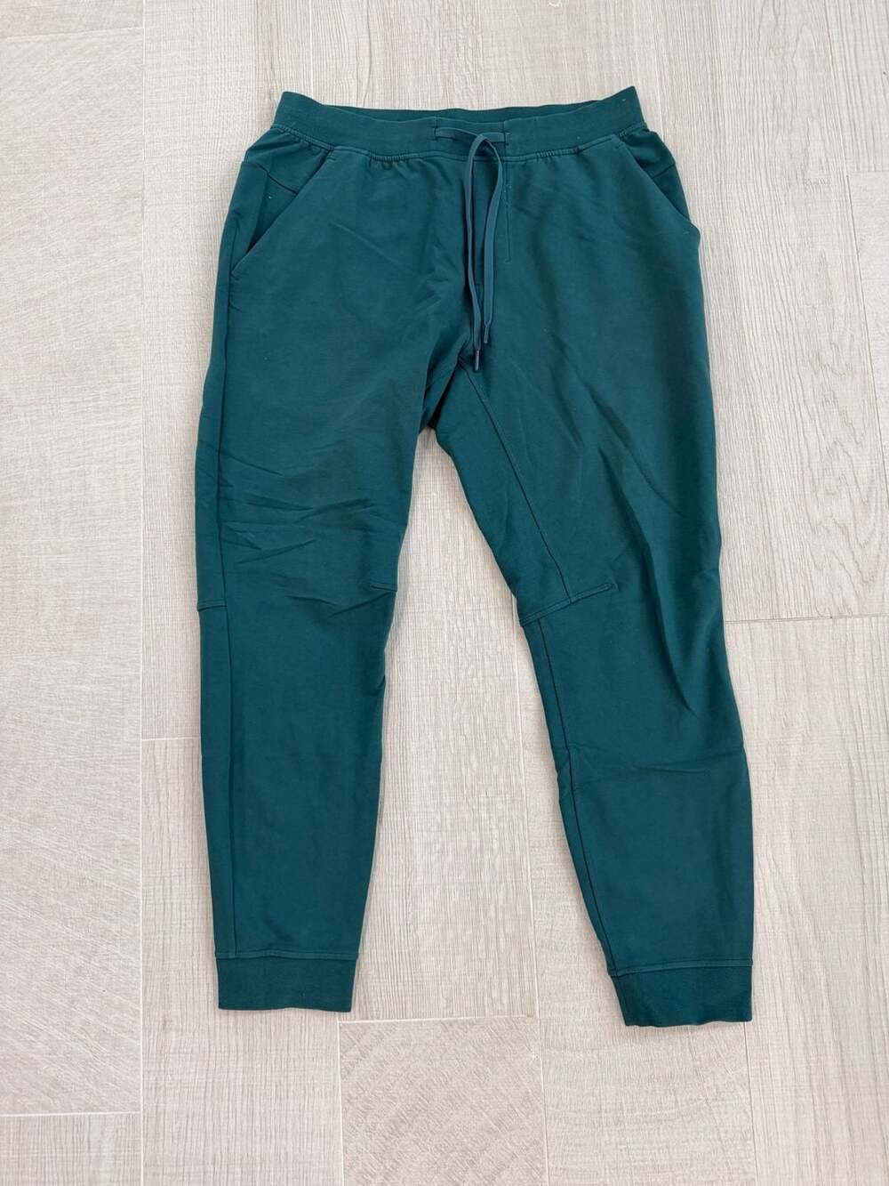 Lululemon City Sweat Joggers Men's Size L Dark Green French Terry